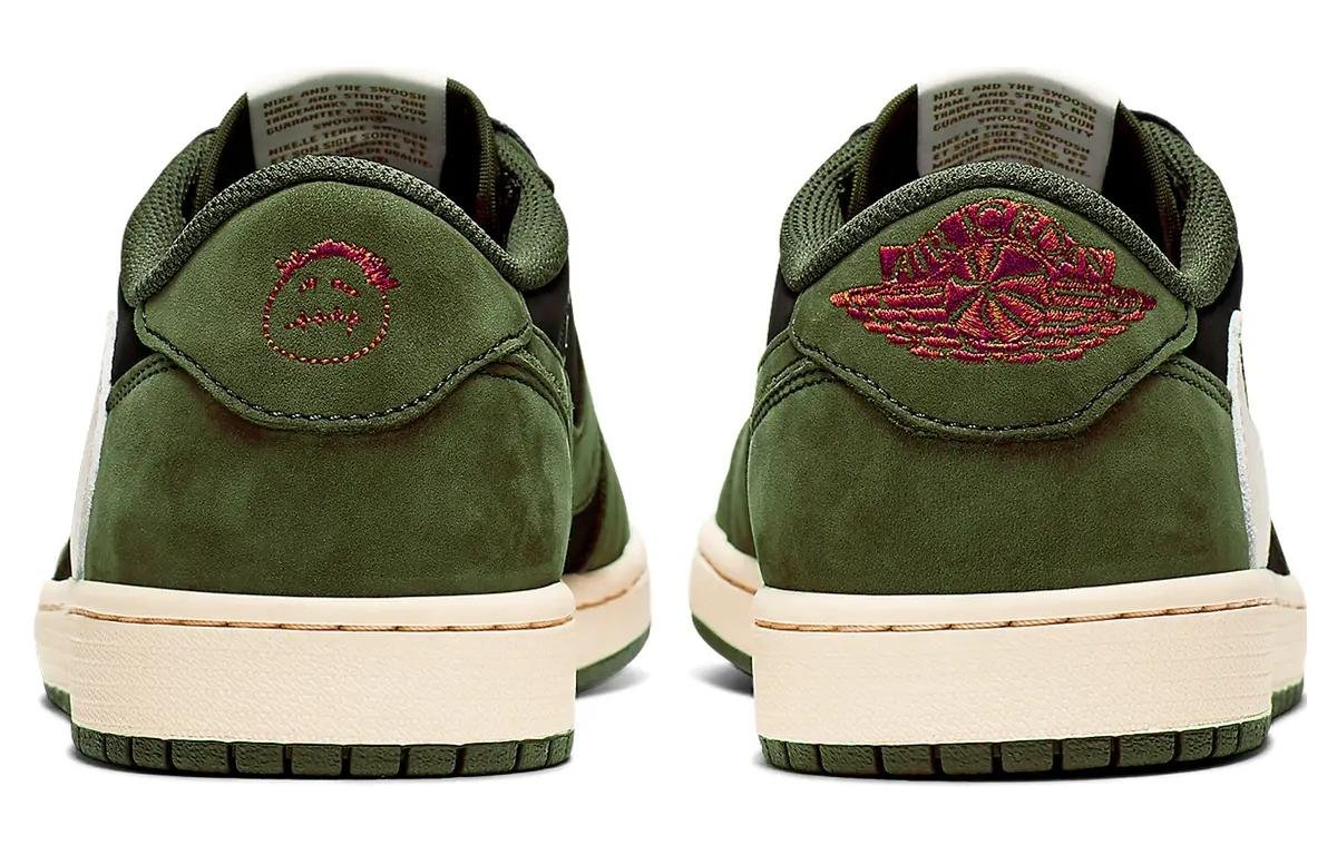 Air Jordan 1 Low OG x Travis Scott 'Olive Green' - HouseofKickz