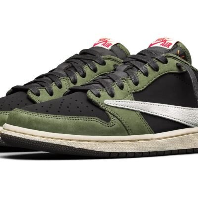 Air Jordan 1 Low OG x Travis Scott 'Olive Green' - HouseofKickz