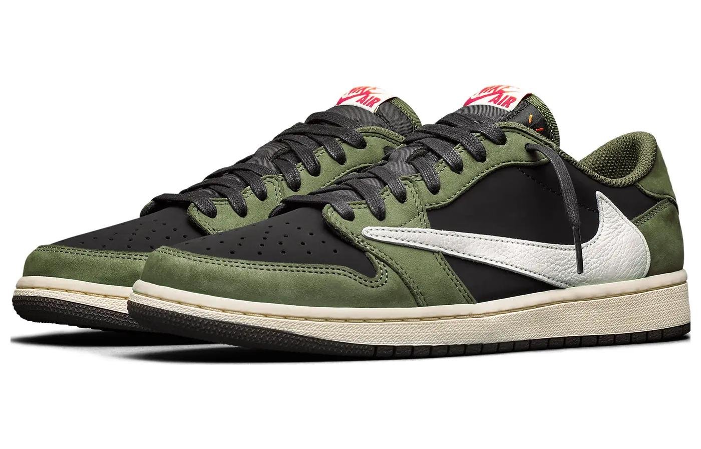 Air Jordan 1 Low OG x Travis Scott 'Olive Green' - HouseofKickz