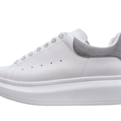 Alexander McQueen Leather Sneakers 'Light gray‘ - HouseofKickz