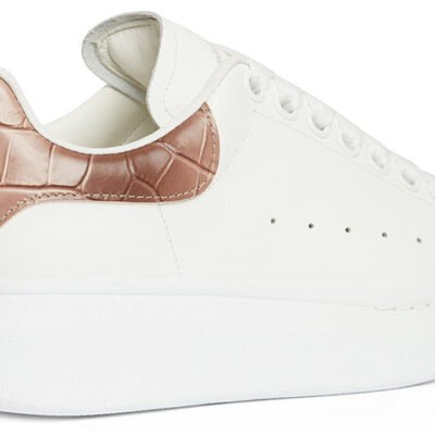 Alexander McQueen Leather Sneakers ’Stone-patterned beige‘ - HouseofKickz