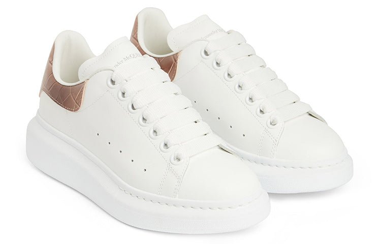 Alexander McQueen Leather Sneakers ’Stone-patterned beige‘ - HouseofKickz