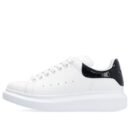 Alexander McQueen Leather Sneakers ’Stone-patterned black and white‘ - HouseofKickz