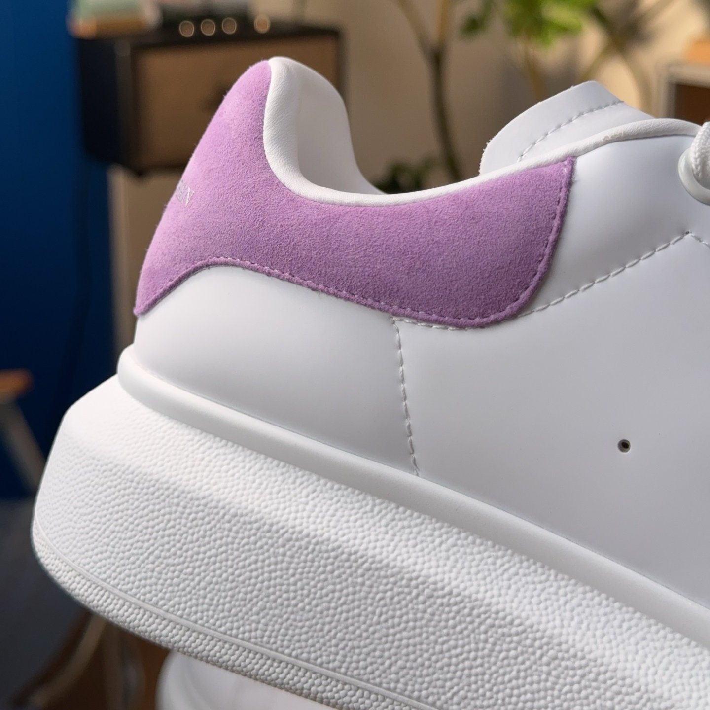 Alexander McQueen Leather Sneakers ' White Lilla' - HouseofKickz