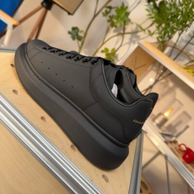 Alexander McQueen Men's Oversized Sneaker in Black - HouseofKickz