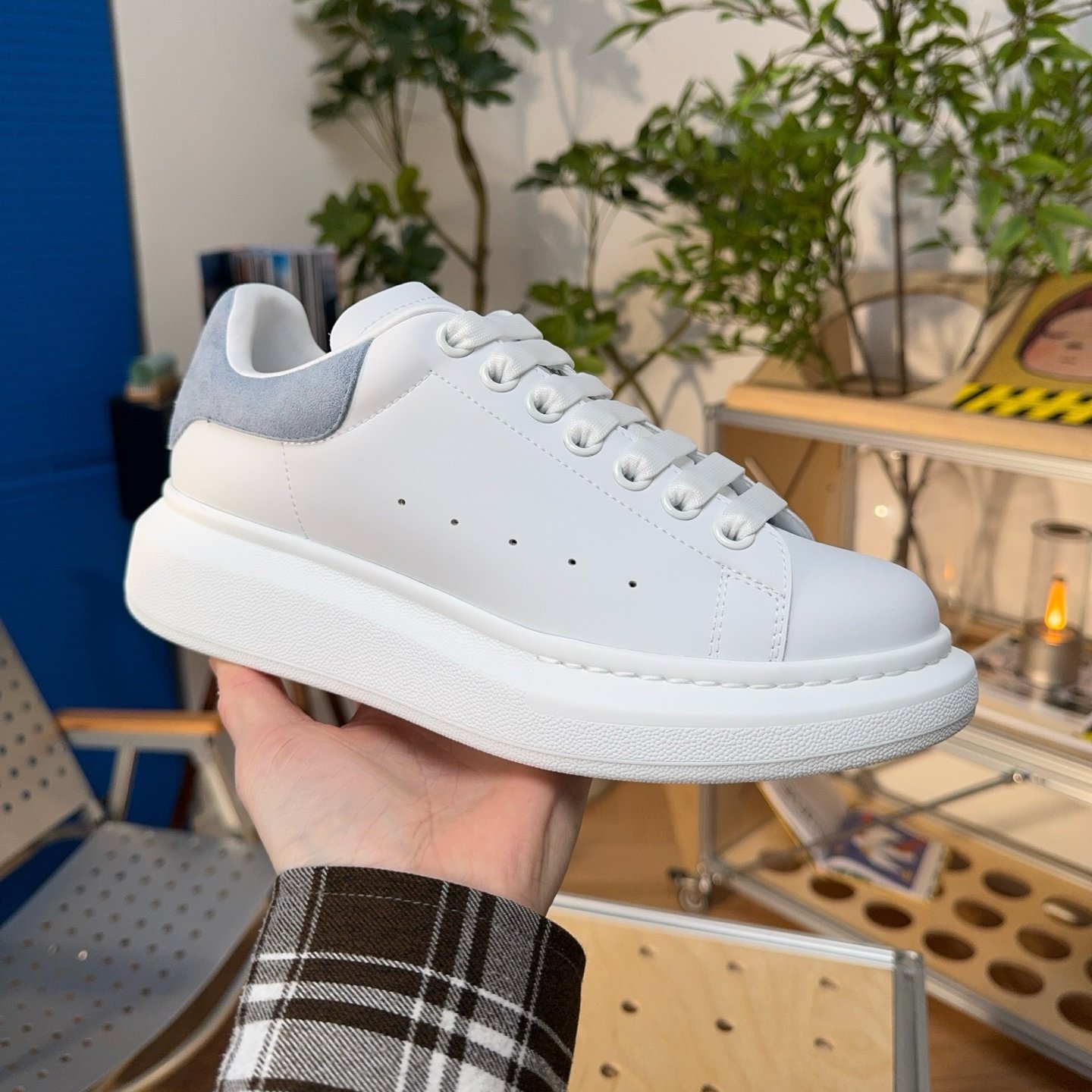 Alexander McQueen Oversized Navy Blue - HouseofKickz
