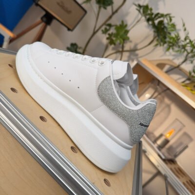 Alexander McQueen Oversized Sneaker 'White Holographic' - HouseofKickz