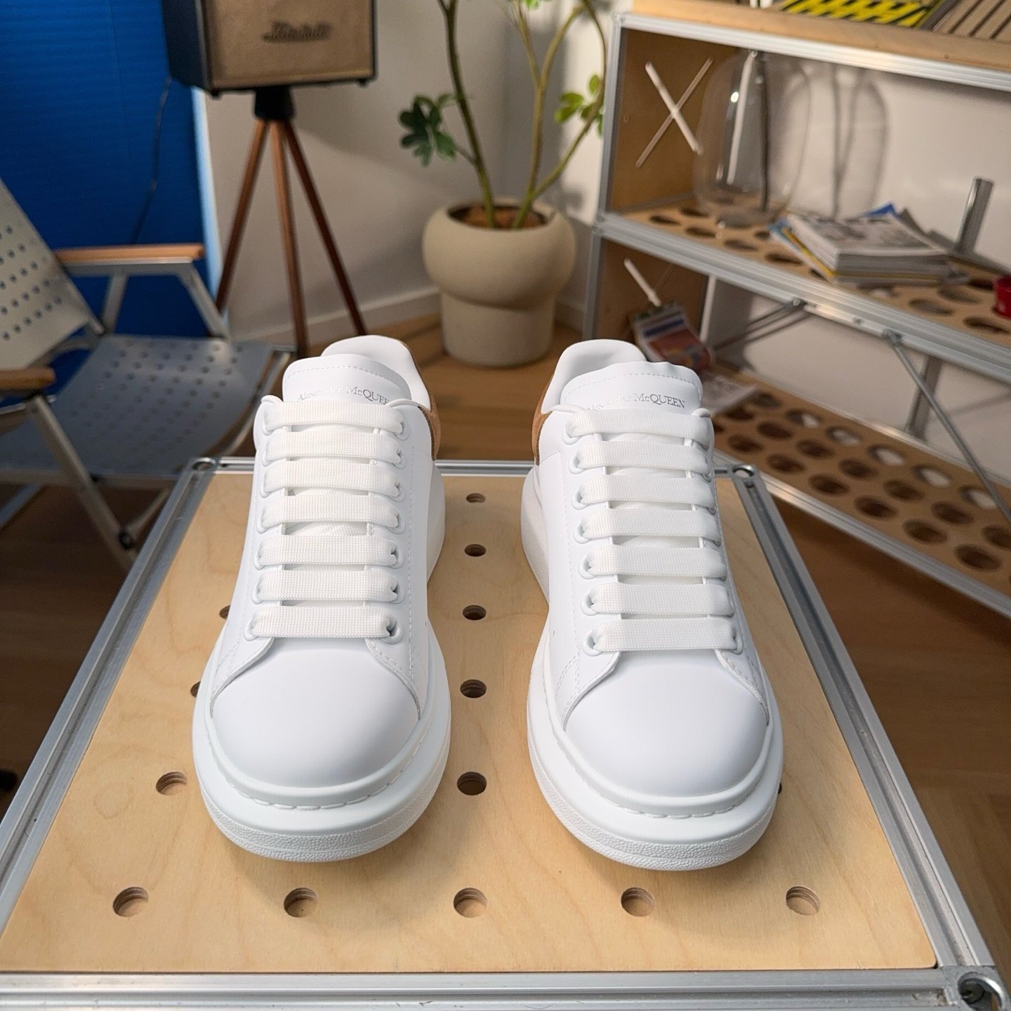 Alexander McQueen Oversized Sneaker 'White Mole' - HouseofKickz