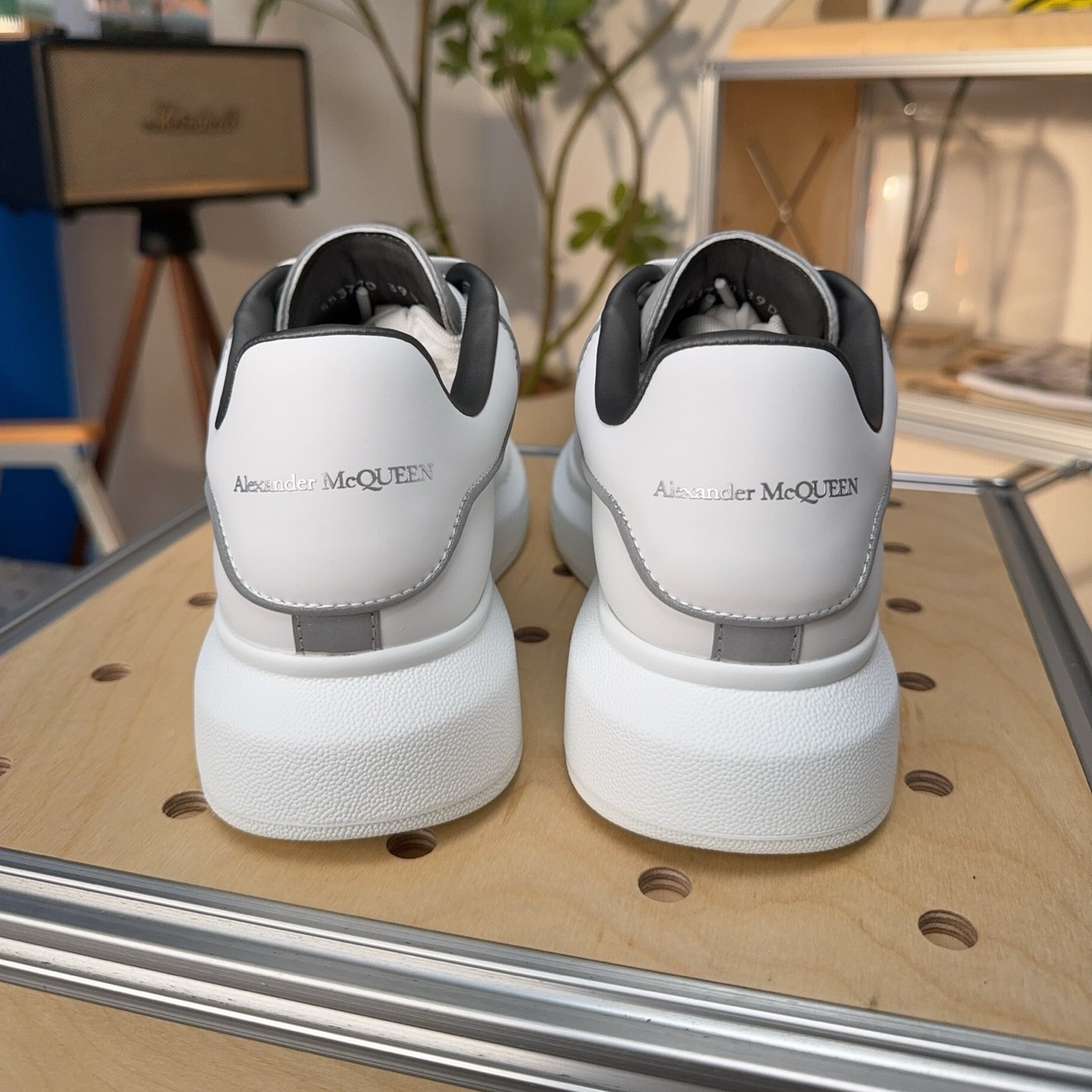 Alexander McQueen Oversized Sneaker 'White Reflective' - HouseofKickz