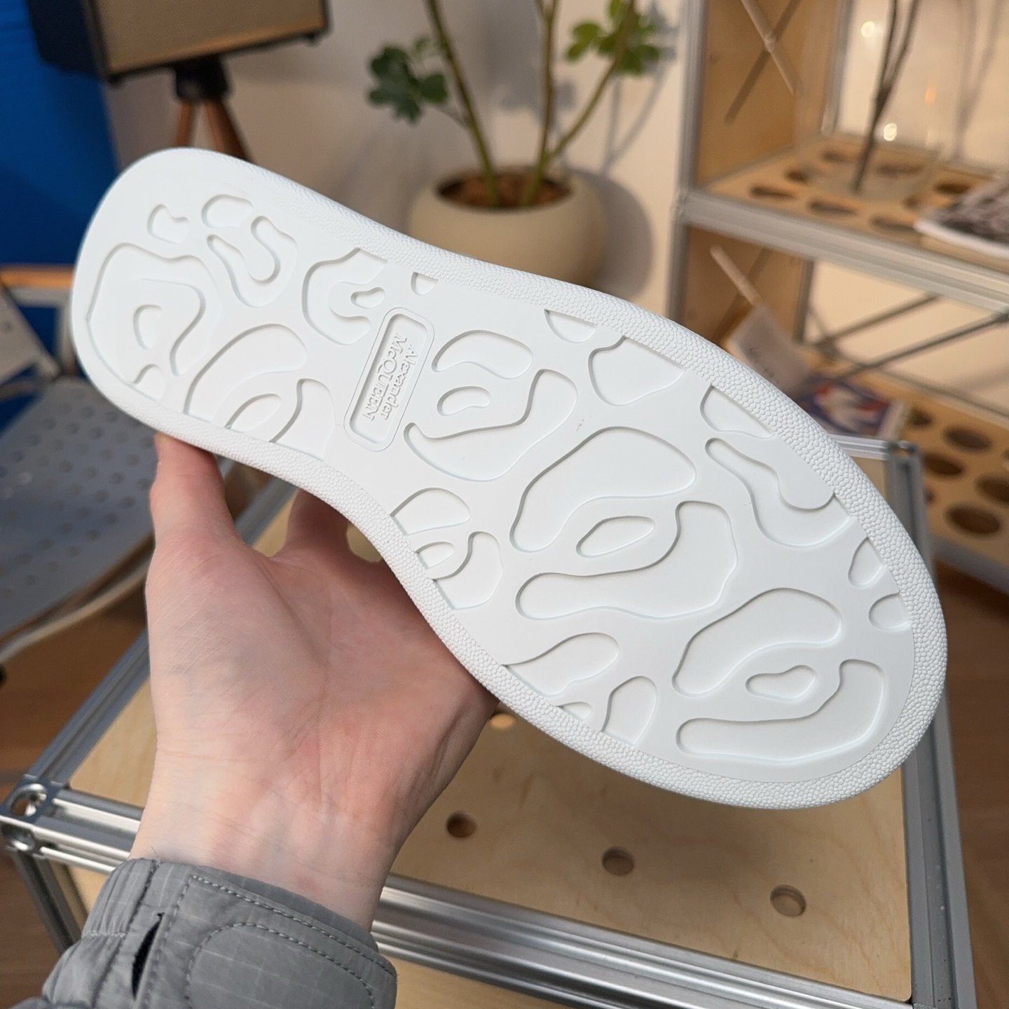 Alexander McQueen Oversized Sneaker 'White Reflective' - HouseofKickz