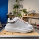 Alexander McQueen Oversized Sneaker 'White Silver Pink' - HouseofKickz