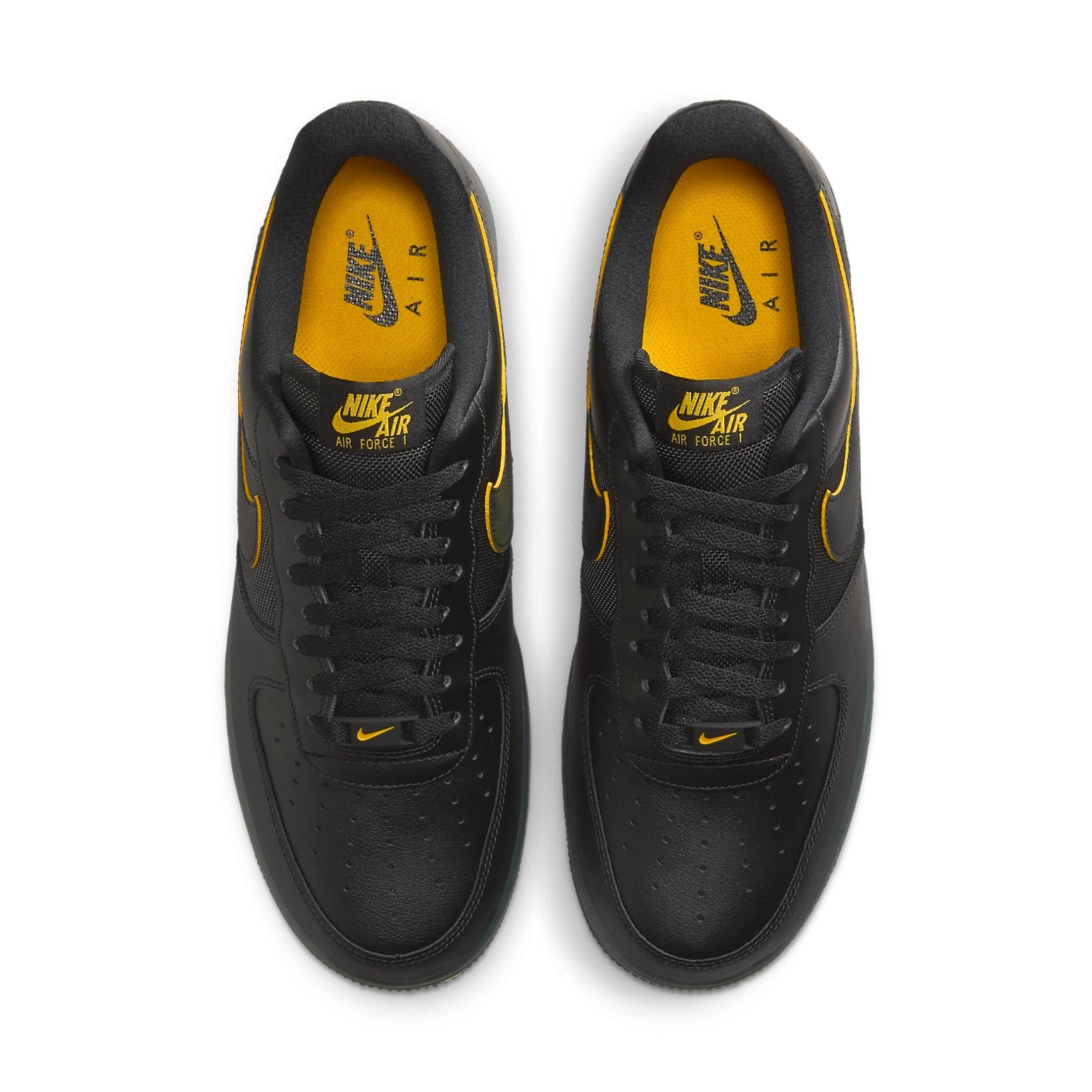 Nike Air Force 1 '07 'Black University Gold' - HouseofKickz