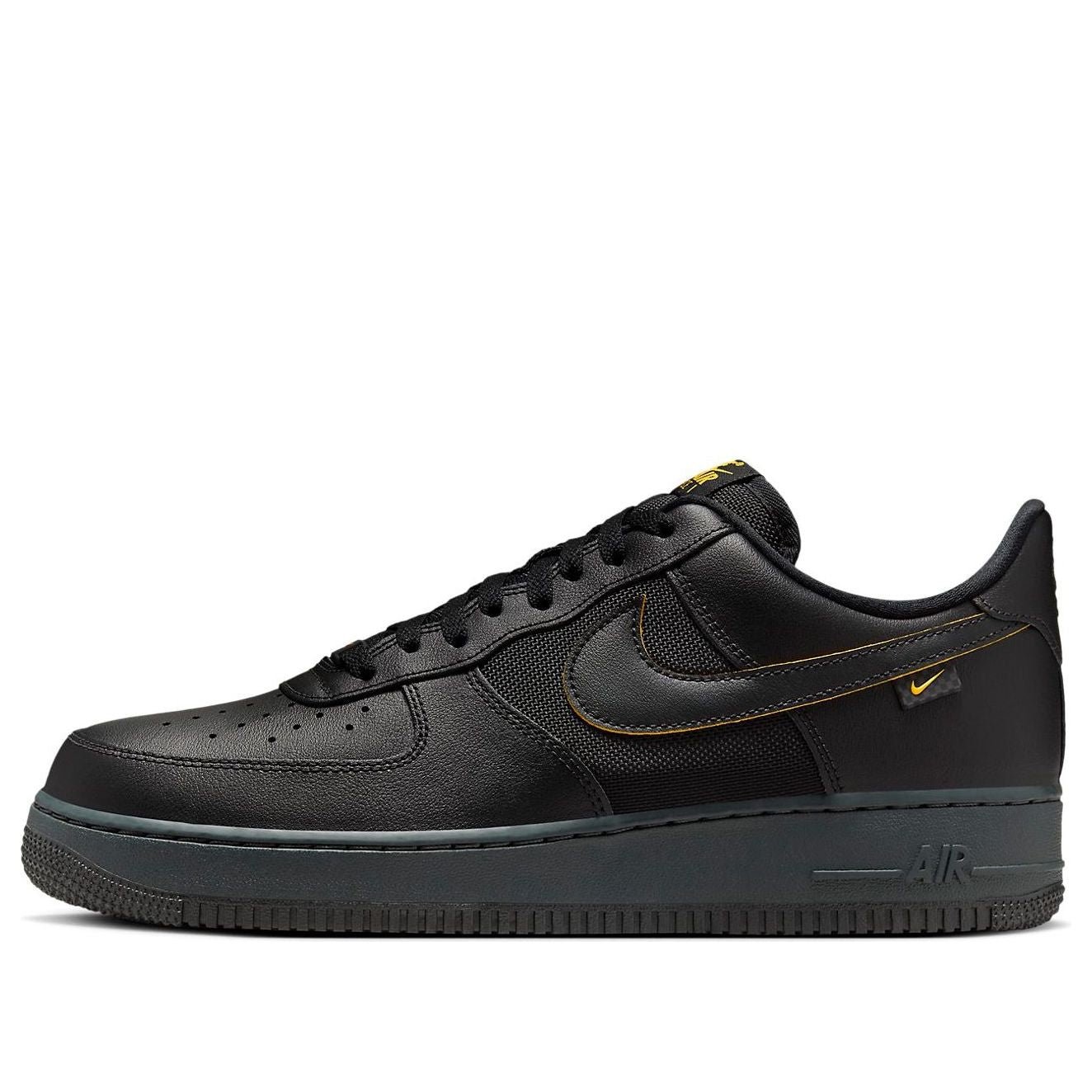 Nike Air Force 1 '07 'Black University Gold' - HouseofKickz