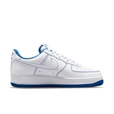 Nike Air Force 1 '07 'Contrast Stitch - White Game Royal' - HouseofKickz