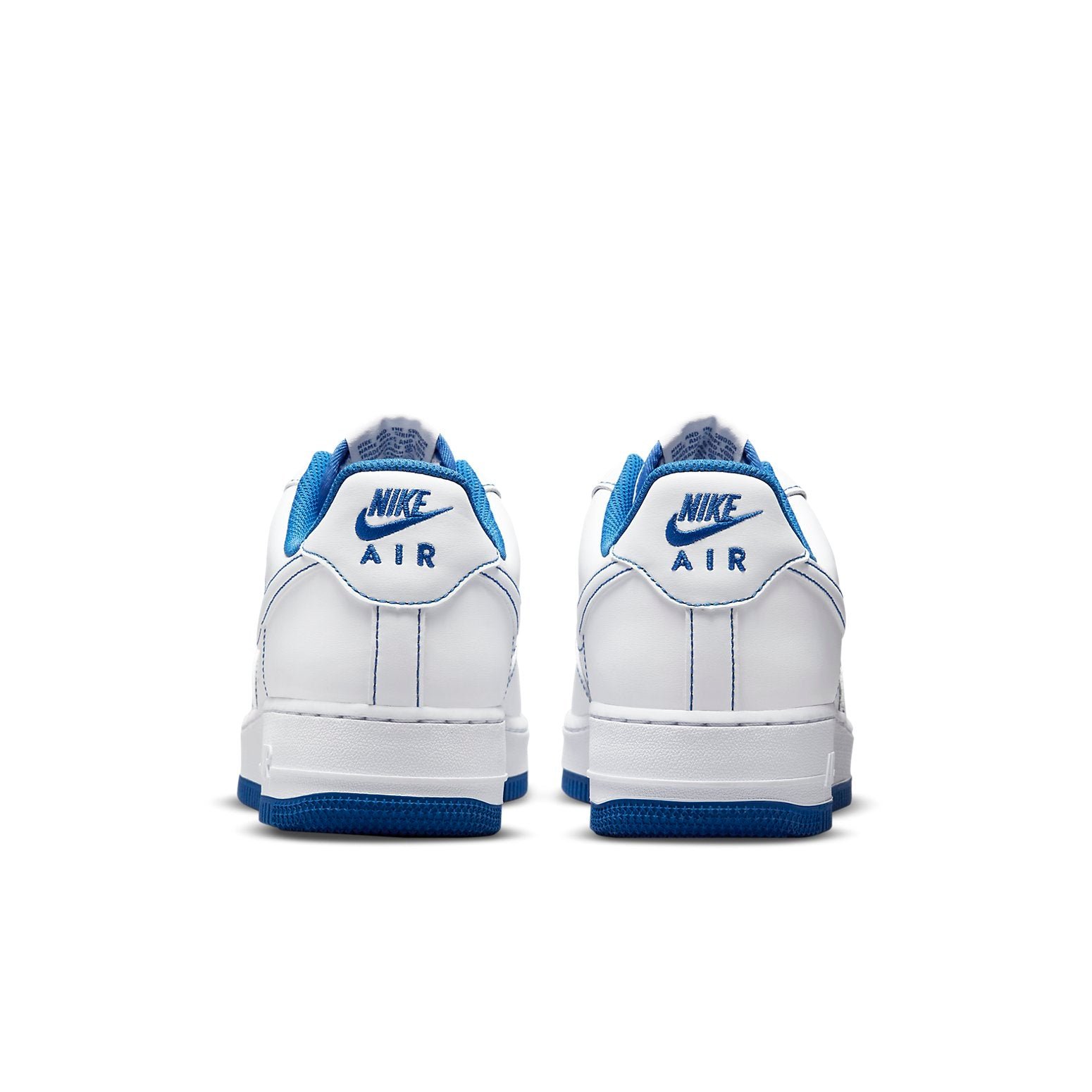 Nike Air Force 1 '07 'Contrast Stitch - White Game Royal' - HouseofKickz