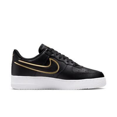 Nike Air Force 1 '07 LV8 'Metallic Swoosh Pack - Black' - HouseofKickz