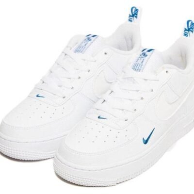 Nike Air Force 1 Low LV8 GS 'White Blue' - HouseofKickz