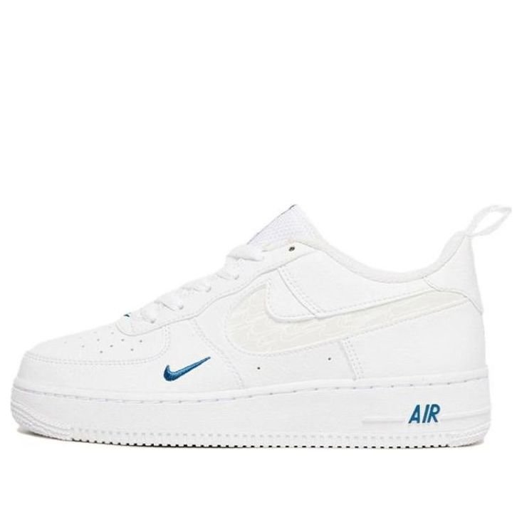 Nike Air Force 1 Low LV8 GS 'White Blue' - HouseofKickz