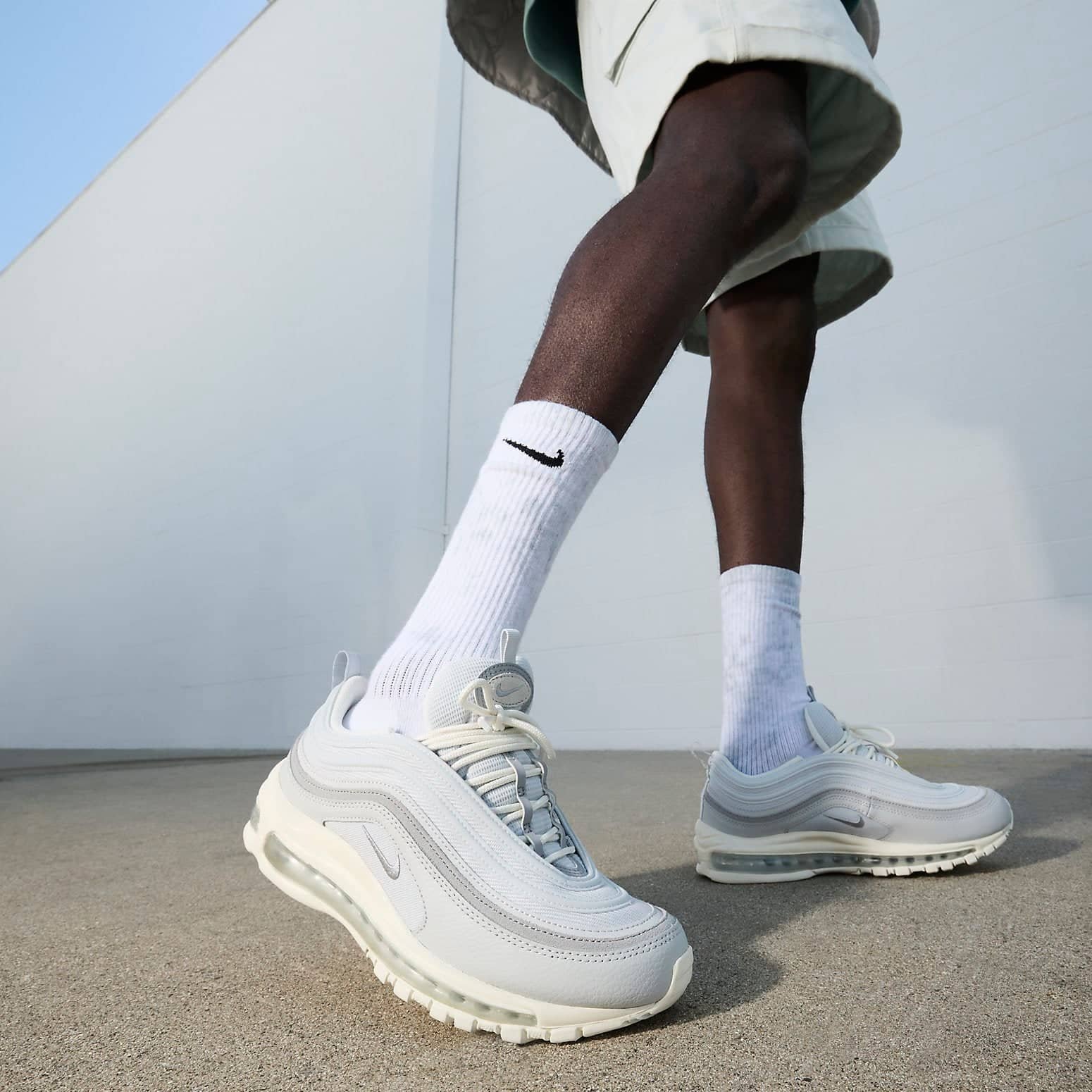 Nike Air Max 97 'Pure Platinum Wolf Grey Sail' - HouseofKickz