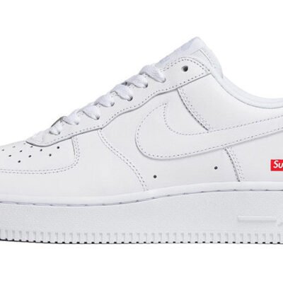 Nike x Supreme Air Force 1 Low 'Box Logo - White' - HouseofKickz