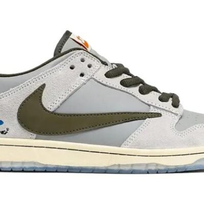 Nike x Travis Scott x PlayStation Dunk Low 'Grey White' - HouseofKickz