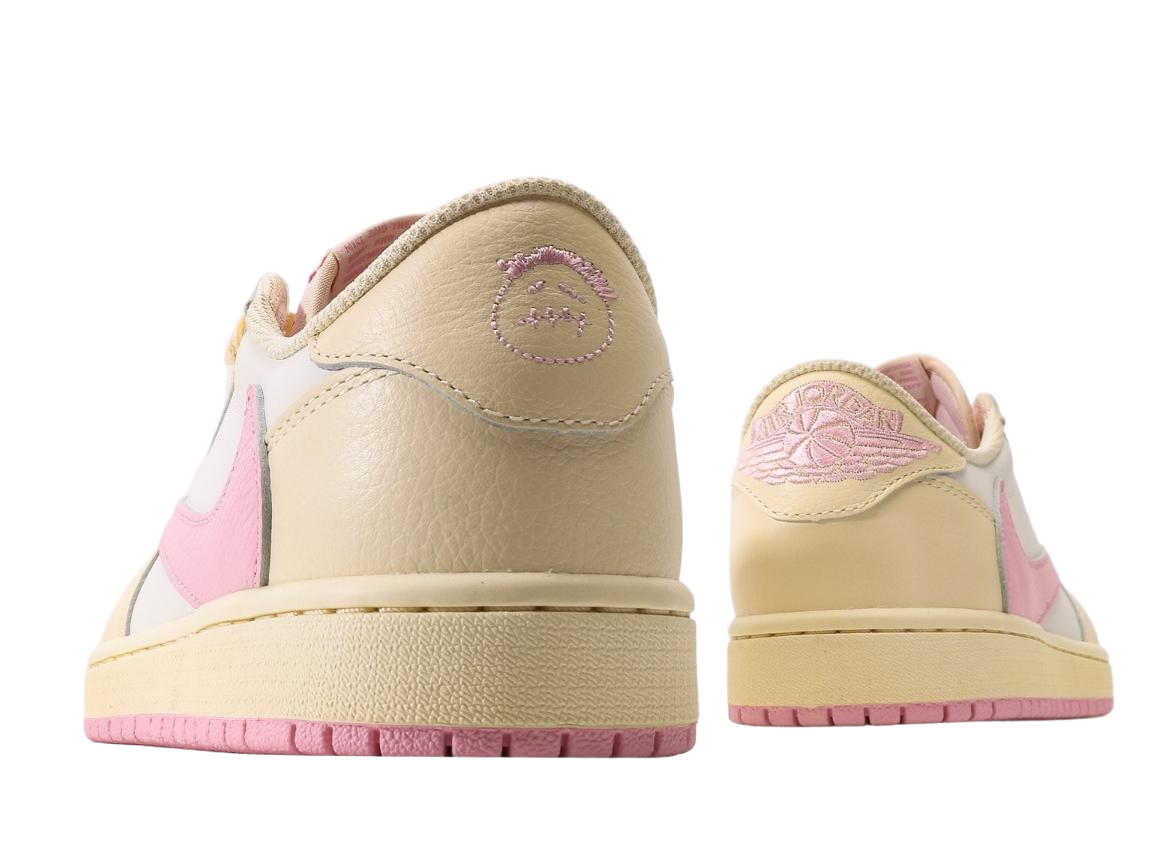 Travis Scott x Air Jordan 1 Low OG “Sail/White/Pink” - HouseofKickz