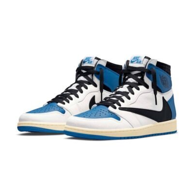 Travis Scott xFragment x Air Jordan 1 High OG SP “Military Blue” - HouseofKickz